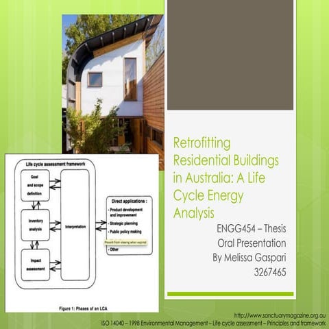 CIB World Building Congress Presentation: Life Cycle Energy Analysis of Resid...