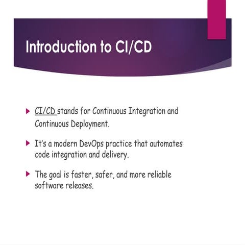 Unlocking the Power of CI/CD: Streamlining Software Delivery Through Automation