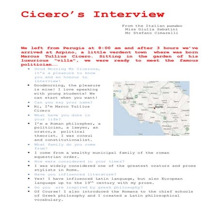 Cicero interview