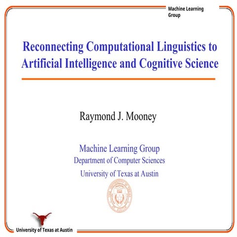 Reconnecting Computational Linguistics with AI and Cognitive Science ...