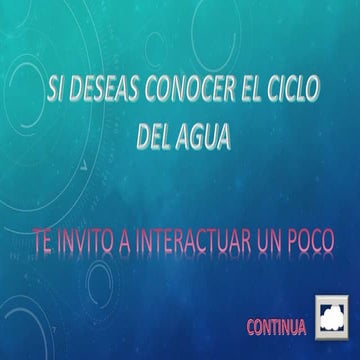 Ciclo del agua