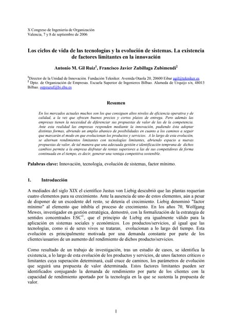 Ciclo de la Tecnología