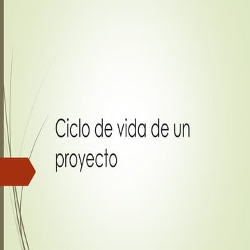 Ciclo de vida