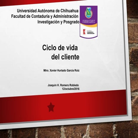 Ciclo de vida del cliente