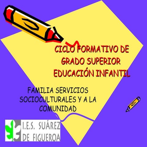 CFGS Educación Infantil