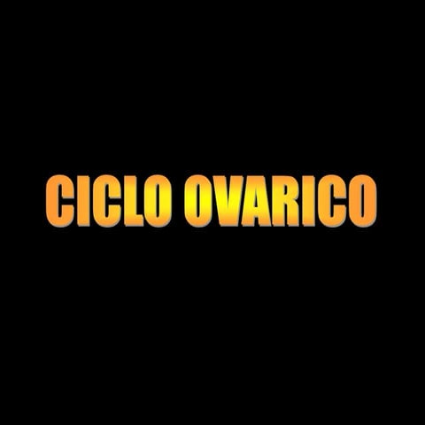 Ciclo ovarico