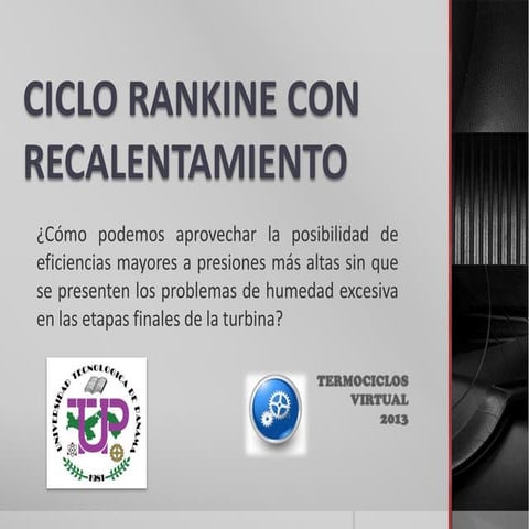 Ciclo Rankine con Recalentamiento