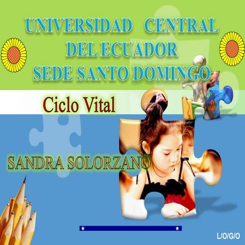 Ciclo vital del ser humano