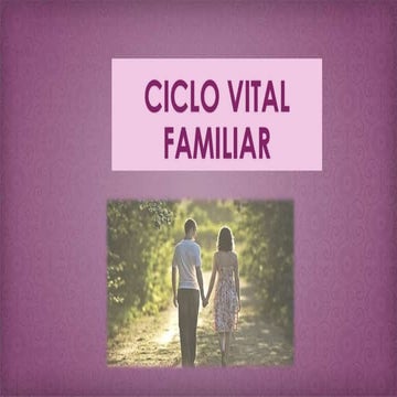 Ciclo vital de la familia