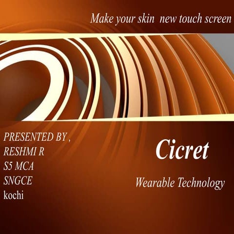 Cicret bracelet