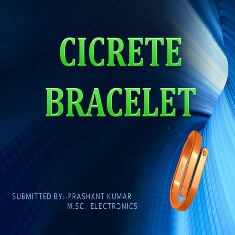 Cicrete bracelet
