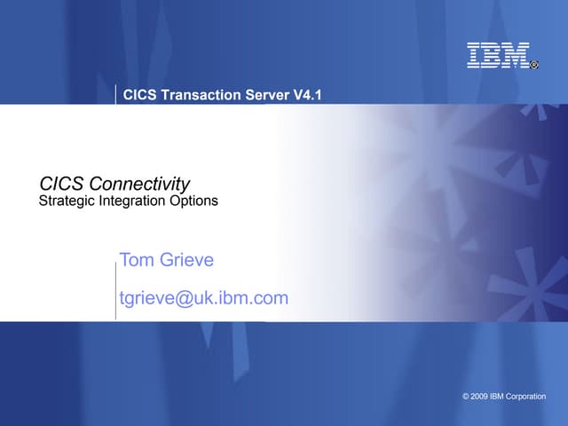 Cics Connectivity