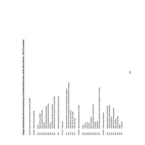 Cid 10 classificação internacional de doenças. | PDF