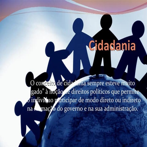 Democracia e Cidadania: participação política e social | PPTX