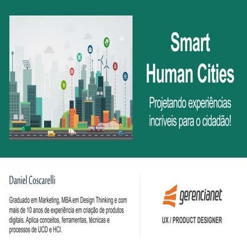 Smart Human Cities - Projetando experiências incríveis para o cidadão!