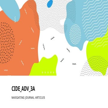 CIDE_3A.pptx Journal articles: Interpretations and form | PPTX