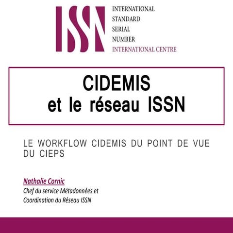 JCR 2021 - Présentation "Cidemis au Cieps"