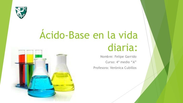 áCido base en la vida diaria