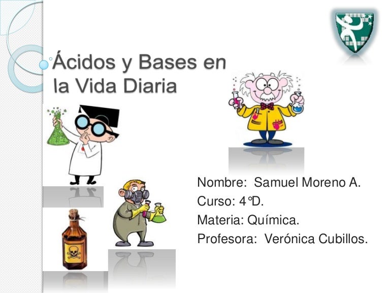 áCidos y bases en la vida diaria