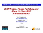 Cidr police  please pull over and  ...