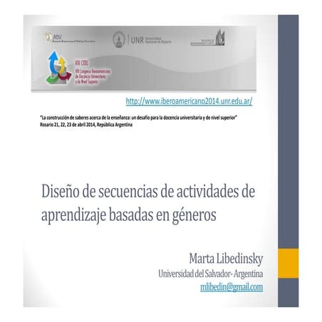 CIDU 2014 libedinsky marta Rosario 22.4.2014