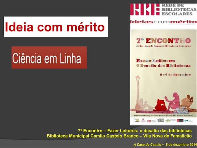 Ciencia em linha