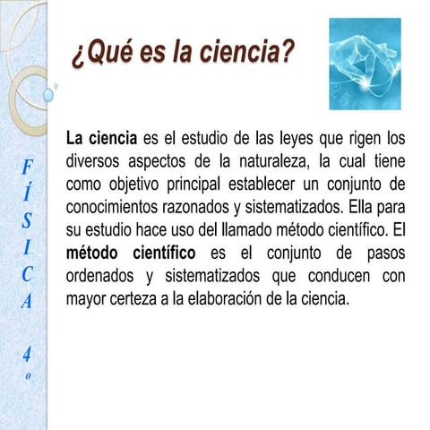 Ciencia  fisica