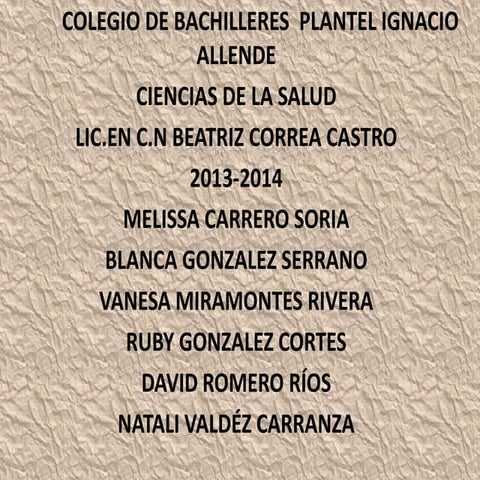 Ciencias de la salud