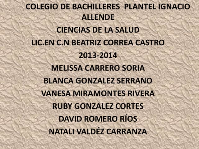 Ciencias de la salud