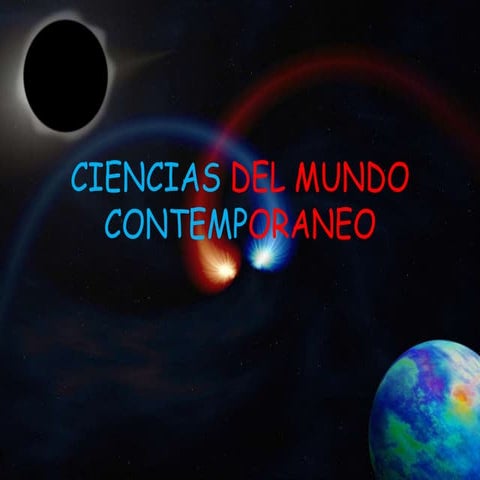 Ciencias Del Mundo Contemporaneo