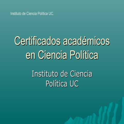 Ciencias politicas