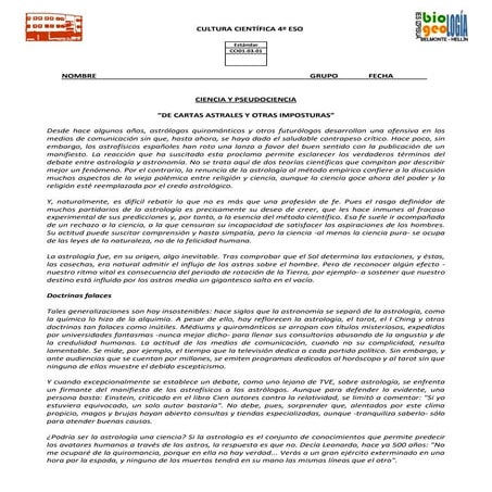 Ciencia y pseudociencia