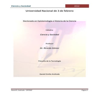 Ciencia y sociedad   3 - filosofia ...