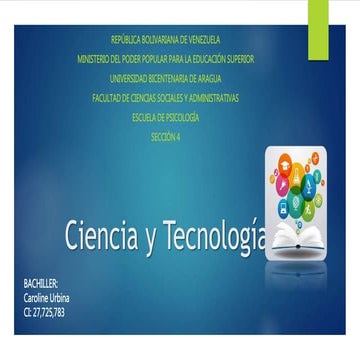 Ciencia y Tecnología | PPTX