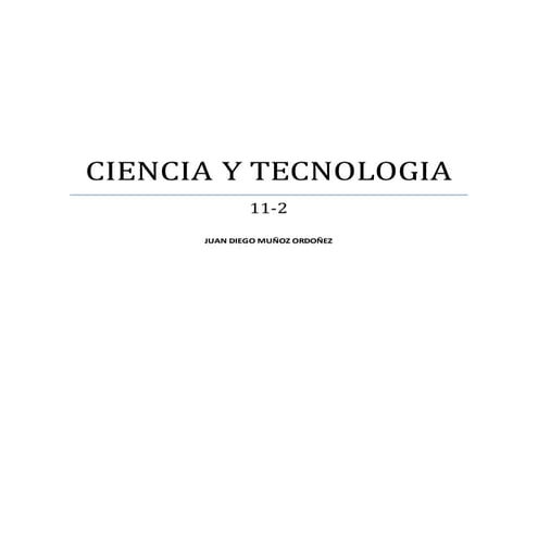 Ciencia y tecnologia