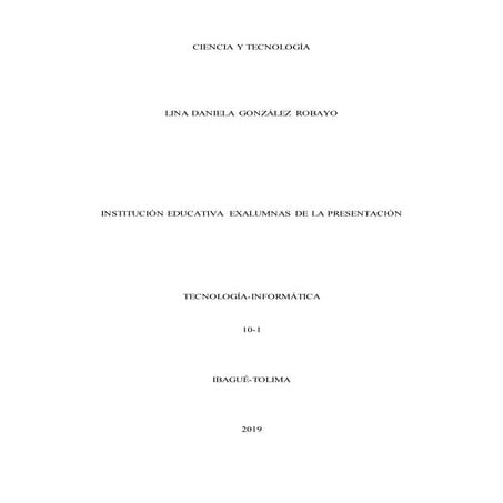 Ciencia y tecnologia