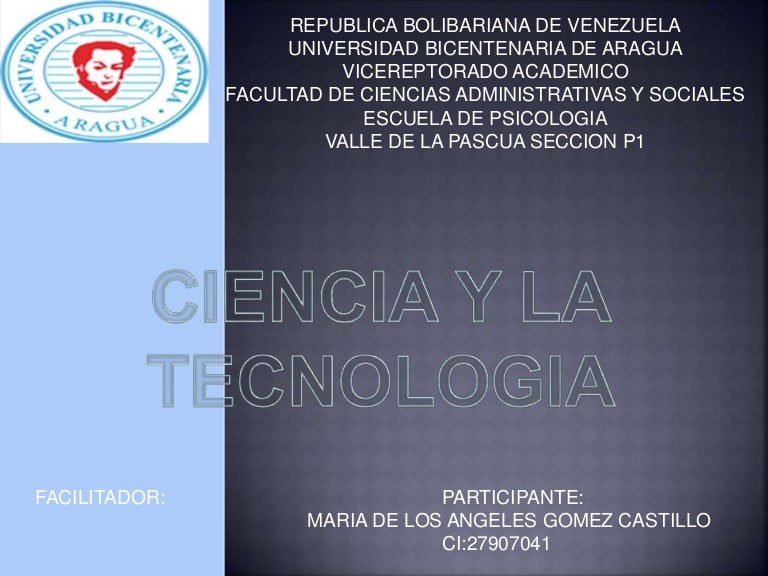 Ciencia y tecnologia en venezuela