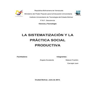 Ciencia y tecnologia (practica soci...