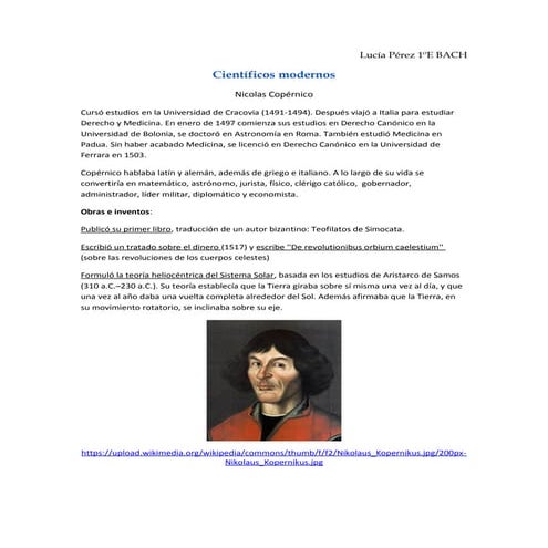 Científicos modernos