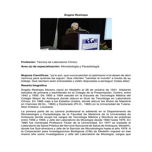 Cientificos y tecnologos de colombia