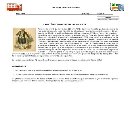 Cientifico hasta en la muerte