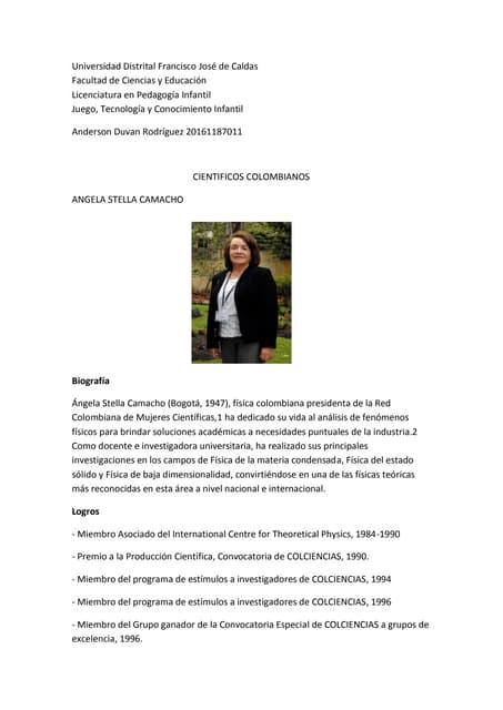 Evelin Juliana Castillo Aragón presentations
