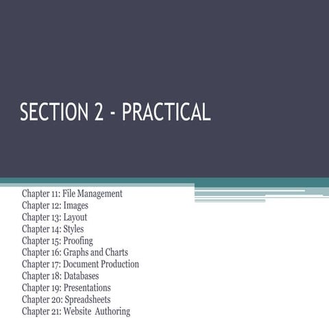 CIE IGCSE ICT Practical Session Notes 2023