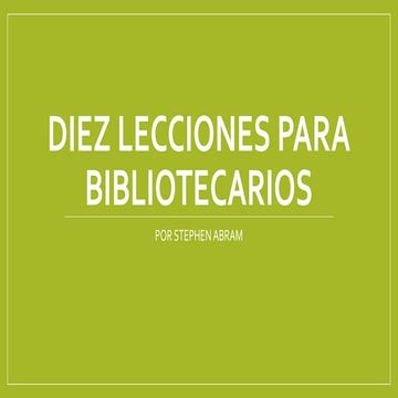 Cierre diez lecciones para bilbiotecarios (1)