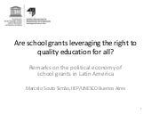 Are School Grants Leveraging the Ri...