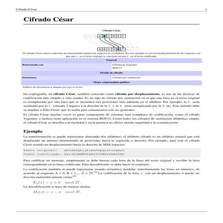 Cifrado julio cesar