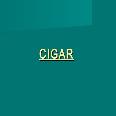 Cigar cutting and smoking