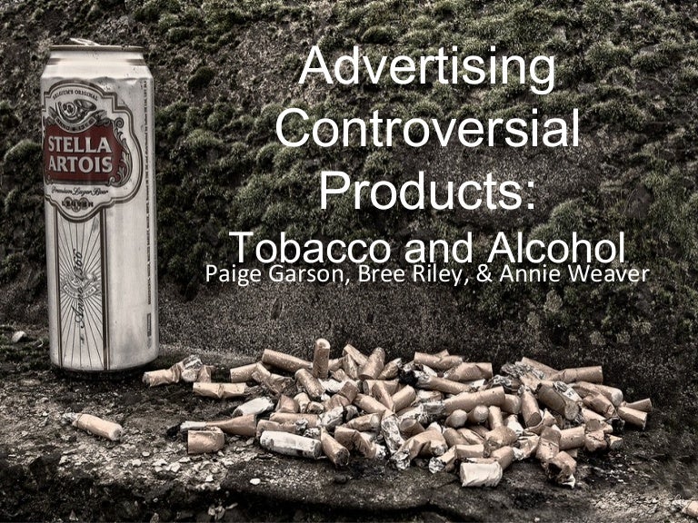 Cigarette and alcohol presentation