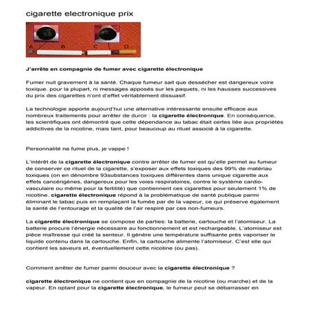 comment arrêter de fumer avec une cigarette électronique Comment arrêter de fumer facilement sans grossir? Nos astuces pour arrêter  de fumer sans grossir main image 1