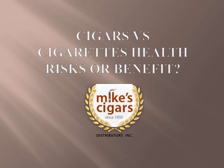 Cigars vs Cigarettes Health Risks or Benefit